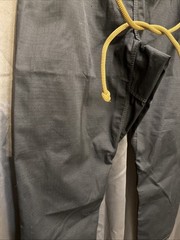 War Tribe Patriot Jiu Jitsu Size: A1H -Black Pants 10oz Ripstop Black and Gold