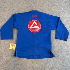 Gracie Barra Blue GB Equipe Edition Jiu Jitsu Kimono Jacket Youth Size 5 Y5