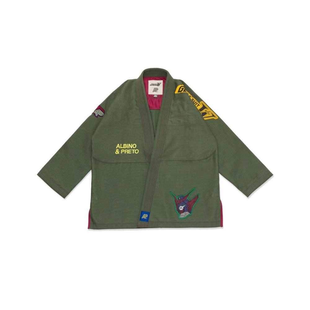 Albino and Preto x Wing Gundam Brazilian BJJ MMA Training Kimono Jiu Jitsu GI