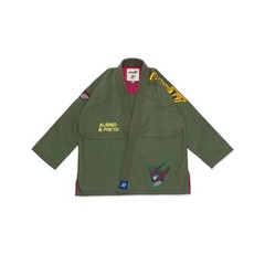 Albino and Preto x Wing Gundam Brazilian BJJ MMA Training Kimono Jiu Jitsu GI