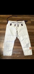 Shoyoroll Batch 10 The Compadre White BJJ Gi Pants Only Jiu Jitsu Size A0