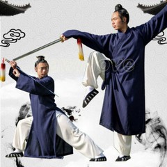 Wudang Taoist Robe Kung Fu Martial Arts Wing Chun Tai Chi Linen Uniform Unisex