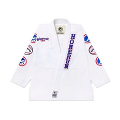 Shoyoroll Homerun Gi White BJJ Kimono Baseball Patch Limited Edition