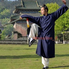 Wudang Taoist Robe Kung Fu Martial Arts Wing Chun Tai Chi Linen Uniform Unisex