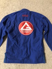 Gracie Barra Equipe GB Jiu Jitsu Kimono Top Youth Y5 Blue Marital Arts MMA