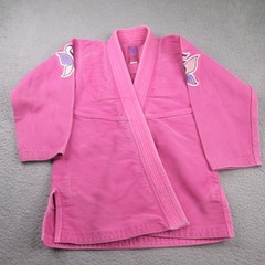 Fenom Kimonos Gi Kimono Size M-3 Pink MMA Jiu Jitsu (Jacket & Pant Only)