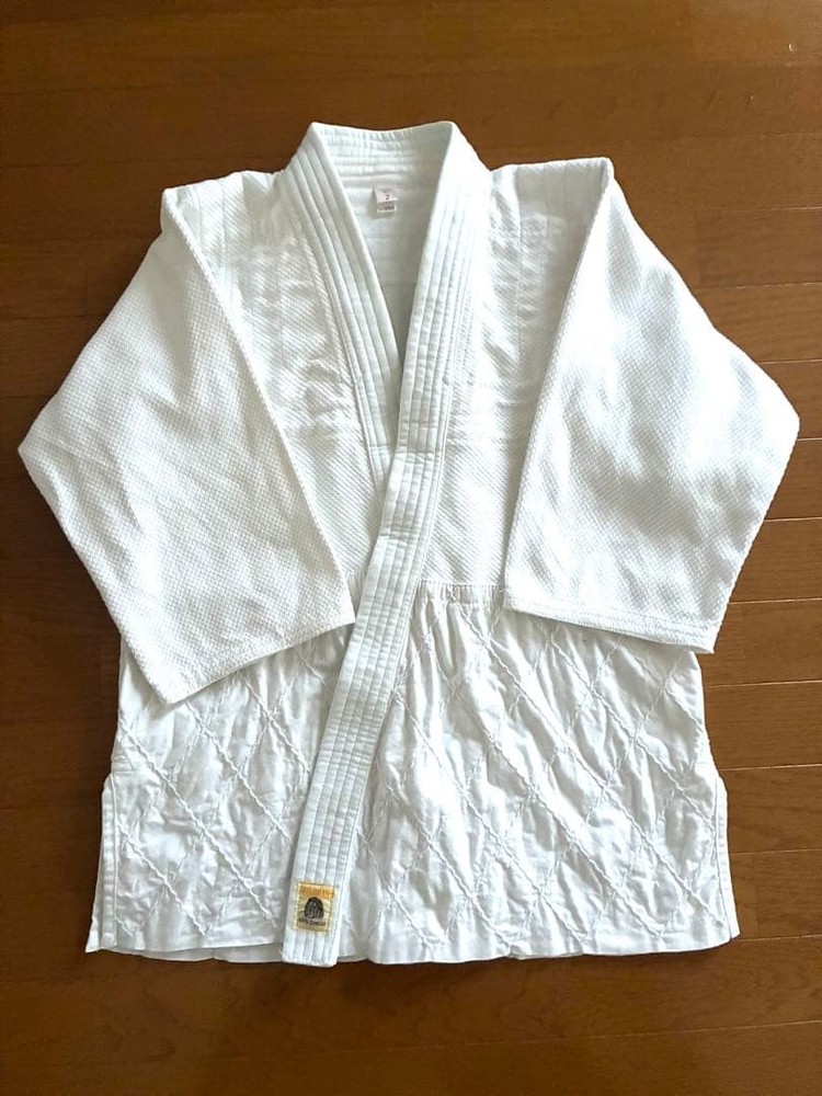 LION BRAND Judo Gi Top And Bottom White Belt 3 Set With Bag