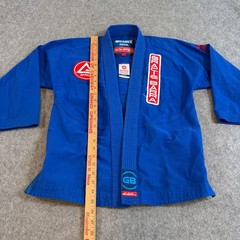 Gracie Barra Blue GB Equipe Edition Jiu Jitsu Kimono Jacket Youth Size 5 Y5