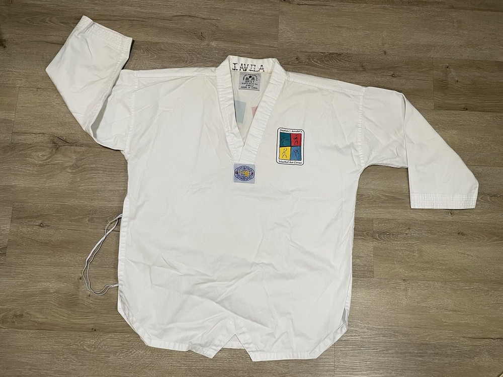 Best Sang Moo Sa Martial Arts Taekwondo Uniform Adult Size 4 – 180cm TOP White