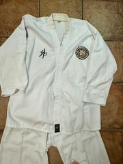 VTG Taekwondo Uniform Adult 5 190cm White Master Han’s Academy, World Youn Wha R
