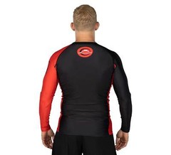 Fuji Mount MMA BJJ Jiu-Jitsu LongSleeve Long Sleeve LS Rashguard – Red