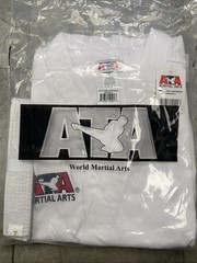 New ATA World Martial Arts ATA Uniform, White Size 4