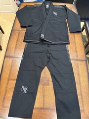 Hayabusa Lightweight Gi A3 Black Jiu Jitsu BJJ Kimono Uniform Jacket Pants