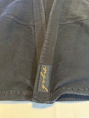 Gold Valiant GI Size A2 Black Jiu-Jitsu Adult Mens Martial Arts Uniform
