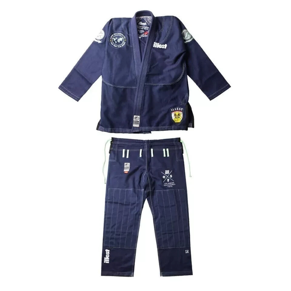 Arrivalv Navy Blue Shoyoroll Batch #22 Illest X SHOYOROLL Jiu Jitsu Gi 450 GSM