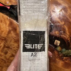 Elite Sports BJJ C3 Jiu Jitsu White Belt New Unopened Size A2