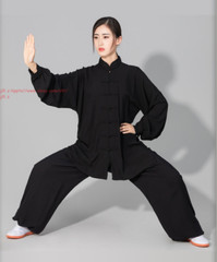Tai Chi Uniform Kung Fu Martial Arts Suit Wing Chun Wushu Outfit Cotton Clothes