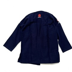 Flow Pro Mens Jui Jitsu Kimono Top Open Front Navy Blue Size A1L / A 1L