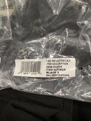 Century Black 100% Cotton Jacket and Pants Men’s Size 3