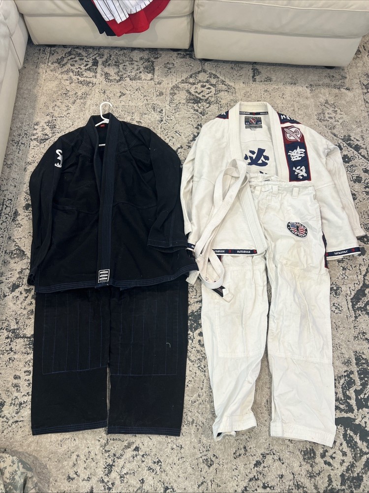 Premium 2x BJJ Gi Bundle A4/A5 War Tribe Black Ribeiro Fearless Jiu Jitsu Lot
