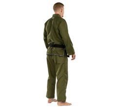 Fuji Suparaito Jiu Jitsu Gi Sz A2 BJJ Lightweight Green Khaki