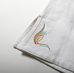 Japanese Tattoo Art Inspired Jiu Jitsu Gi Set White Pearl Weave Uniform