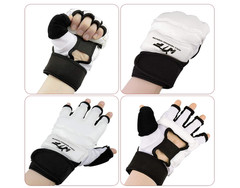 LangRay MMA Training Gloves White Small Sparring Punch Bag Gloves