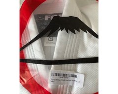 New Fuji All Around Brazilian Jiu-jitsu White Gi with White Belt Size C3