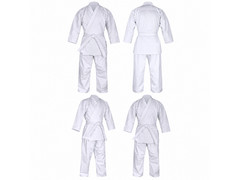 Karate Gi Uniform Adult Kids Martial Arts Suit Lightweight w/ White Belt gift