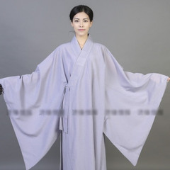 Shaolin Monk Buddhist Costume Women Buddhist Monk Robes Uniform Zen Clothing