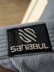 Sanabul Essential BJJ Gi Kimono Top for Men Brazilian Jiu Jitsu Gi Size A1 Grey