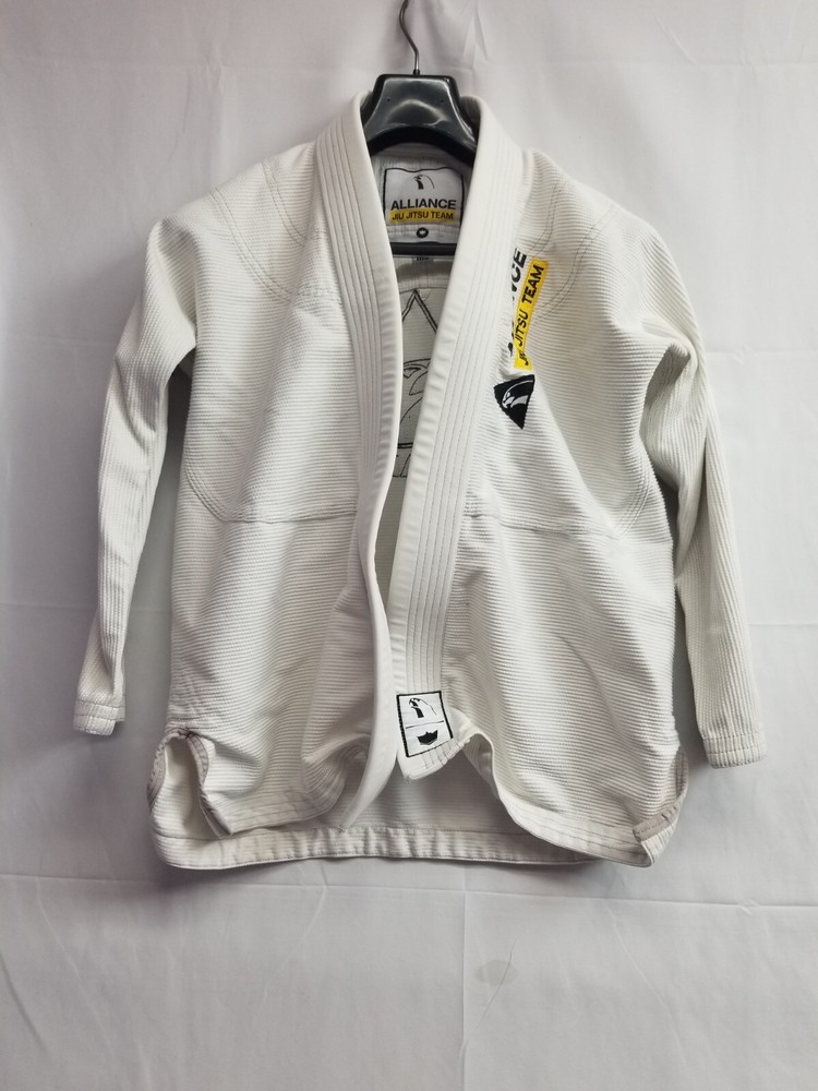 Kingz Kimono Gym BJJ Gi Jacket Size Youth M3 White Top Only