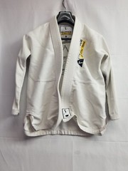 Kingz Kimono Gym BJJ Gi Jacket Size Youth M3 White Top Only