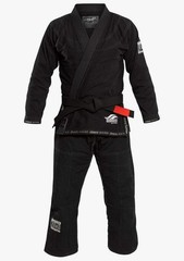 Fuji Suparaito Lightweight Mens Brazilian Jiu-Jitsu BJJ Gi Martial Arts Black A4