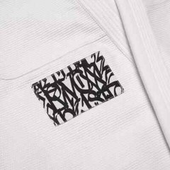 White Shoyoroll Batch 105 RVCA Brazilian Jiu-Jitsu absolute king 450 GSM