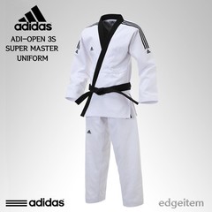 Adidas ADI-OPEN 3S SUPER MASTER Uniform (3-Stripe) Taekwondo Hapkido Open Dobok