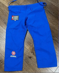 Atama Gi Pants sz F2 a32092 Women’s Blue Ultra Light NWT