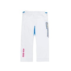 Albino & Preto x Wing Gundam BJJ Gi Kimono White 450 GSM Premium Jiu Jitsu