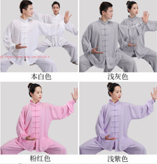 Unisex Cotton Shaolin Tai chi Uniform Kung fu Wing Chun Wushu Suit Martial arts