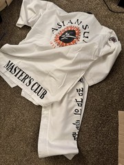 AAMA White Karate Gi 🥋 SiZe 3 Taekwondo ASIAN SUN LOGO