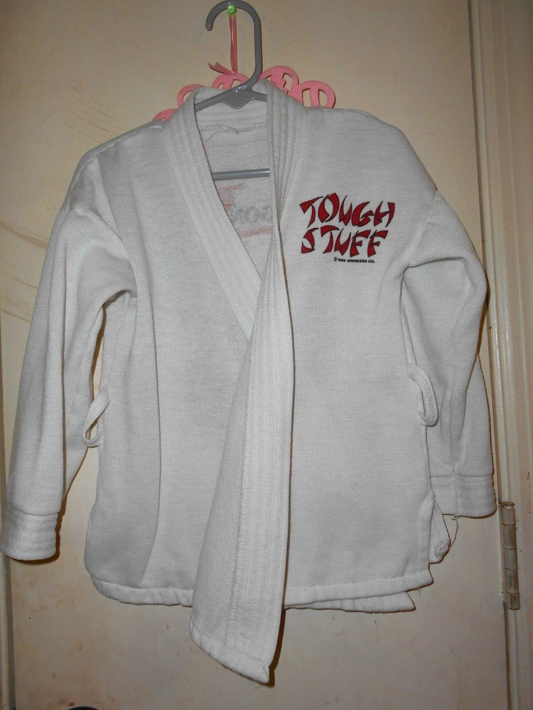 Vintage Wormser Co 1983 Tough Stuff Dragon Master Youth White Gi No Tags or Belt