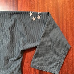 Hyperfly StarLyte A1 A1S BJJ Jiu Jitsu Kimono Gi Blue Fight Top Patch Logo