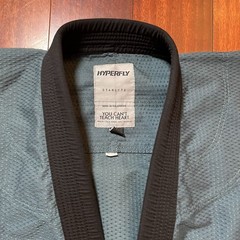 Hyperfly StarLyte A1 A1S BJJ Jiu Jitsu Kimono Gi Blue Fight Top Patch Logo