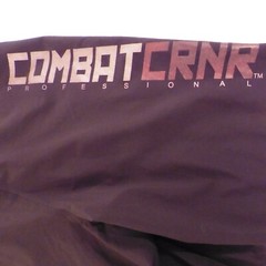 Combat CRNR MMA Shorts Men 30 Black Big Logo Print Professional Jiu Jitsu Trunks