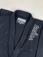 Venum Contender BJJ Gi Jacket Mens Large A2.5 Black Brazilian Jiu Jitsu Top