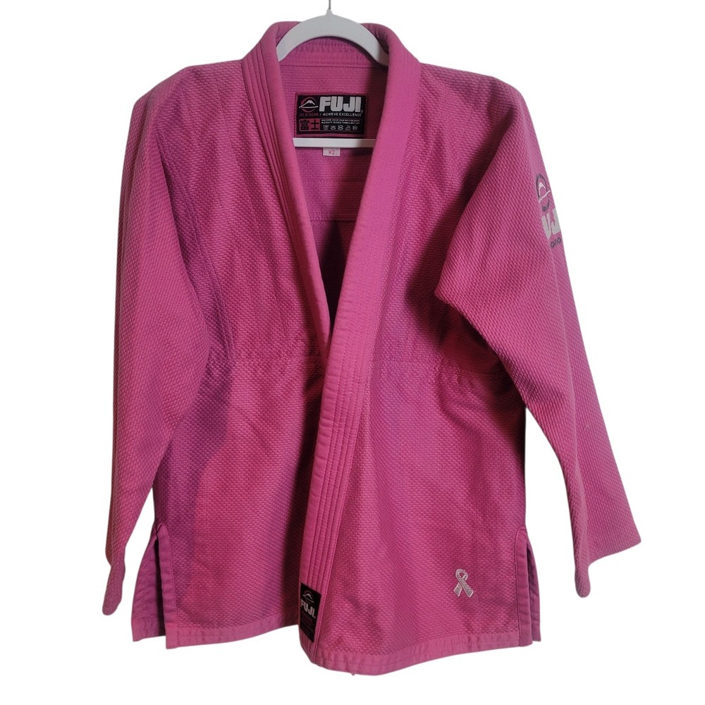 Fuji All Around Women’s Brazilian Jiu Jitsu Kimono Size W2 GI Pink Marshal Arts