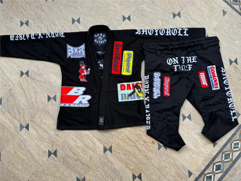 New Arrival Born x Raised x Shoyoroll Black Gi 450 GSM Premium quality Suit