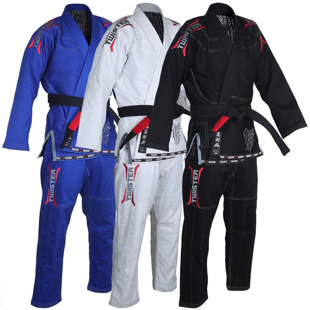 Twister Grey3.0 BJJ Gi, Brazilian Jiu Jitsu Gi/Uniform 450grm Pearl wave