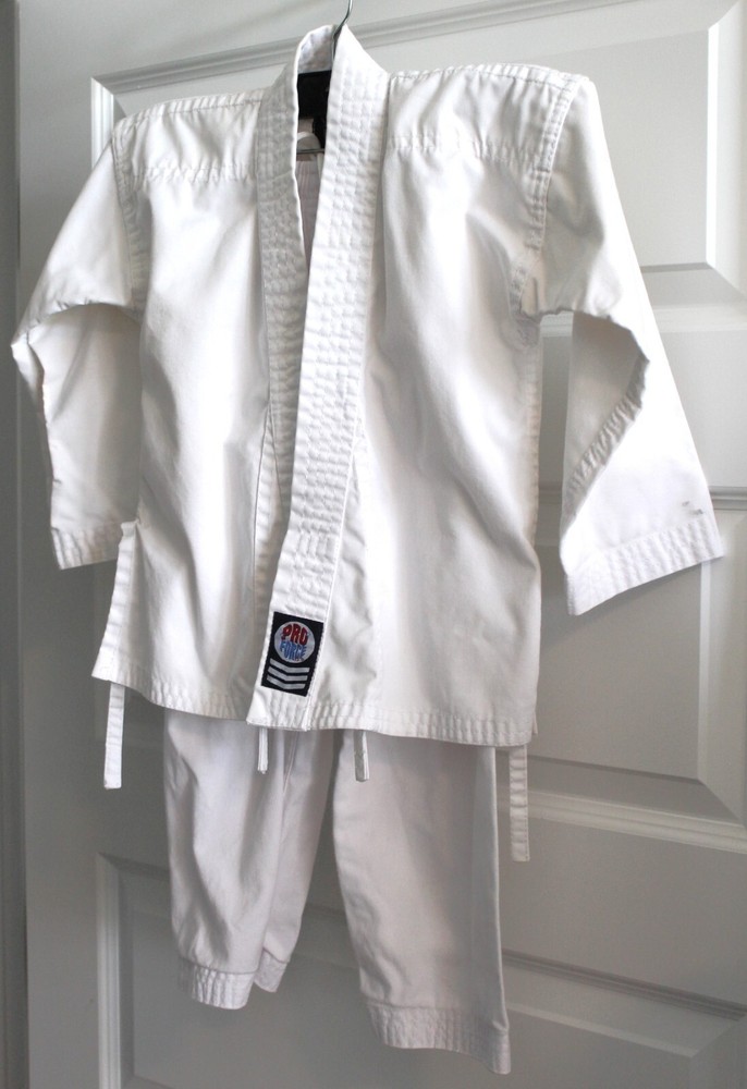 Gladiator cildren’s durable karate uniform white Size 0