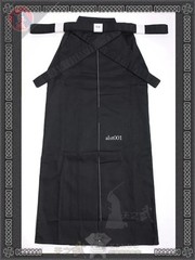 Aikido Uniform Cotton Pants Kendo Hakama Black Japan Samurai Traditional Adult